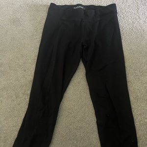 Cropped Garage black leggings
